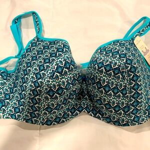 Turquoise bra.